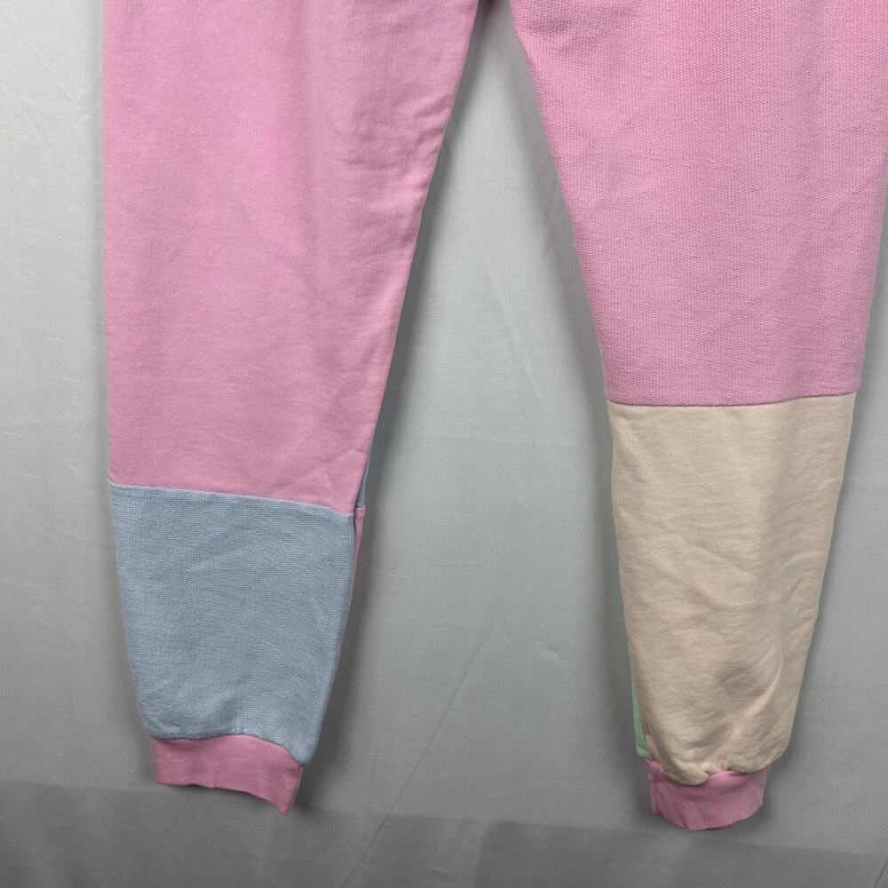 Loveshackfancy Patchwork Jogger Sweatpants Elasti… - image 8